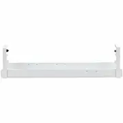StarTech.com Under Desk Cable Management Tray, Length Adjustable, Clamp-On Installation, No Drilling Required, White - Length adjustable cable tray