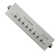 1 X 0 - 82DB VARIABLE/ STEP ATTENUATOR 50 OHM For Ham Radio Transmitter Etc