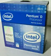 PENTIUM D PROCESSOR 950 3.4GHz 2X2 L2 CACHE LGA775 P/N BX80553950SL95V