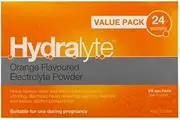 Hydralyte Orange Flavoured Electrolyte Powder 24 Sachets Oral Powder