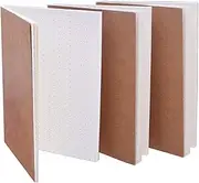 BronaGrand 3 Pack Dotted Notebook Journal Pocket Memo Book 3.5 x 5 in- Thick Dot Grid Paper - Total 96 Sheets / 192 Pages
