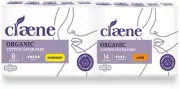 Claene Organic Large & Overnight Menstrual Pads Sanitary Napkins With Wings L&MP
