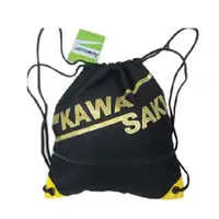 在飛比找PChome24h購物優惠-KAWASAKI 束口後背包大容量正面背面有拉鍊外袋口可放A