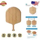 23.6" x 16" Sturdy Bamboo Pizza Paddle with 8 Slice Grooves - Ideal for Parties