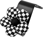 Cute Car Purse Hook, Checkerboard Automotive Purse Holder, Vehicle Organizing Hooks, Auto Backseat Hooks for Clothes, Bags, Umbrellas
