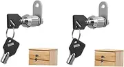 Homoyoyo Box with Keys Tubular Safe for Furniture Vending Machines and Cabinets Enhanced Security Versatile Application Convenient for Locking Compartment Storage