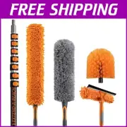Extendable High Reach Duster Kit: Clean Windows, Fans, and More Up to 36 ft