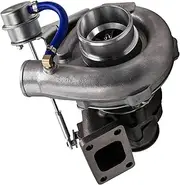 GT35 GT30 T3T4 T04E T3 TURBO CHARGER+WG OIL FEED+DRAIN LINE Exhaust Manifold Compatible With BMW E36 E46 320i 320Ci M52TUB20 6 Cylinder