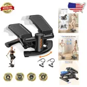 Twist Stepper Home Exercise Machine – 330LBS Capacity with Resistance Bands