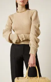 [Bottega Veneta] Lightweight Spirals Knit Sweater