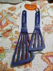 Rachael Ray 2 Piece Spatula 10" & 12" Turner Set Blue