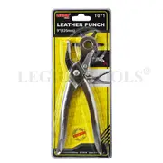 Leather Belt Eyelet Hole Punch Plier Puncher Craft Hand Tool 2mm-4.5mm Revolving