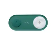 Portable Aquarius Humidifier USB Mini Wireless Mute Bedroom Office Humidifier with Colorful Night Light-Green