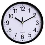 10 Inch Classic Quartz Decorative Clock No Ticking Silent Wall Clock Easy to Read Suitable for Room/Home/Kitchen/Bedroom