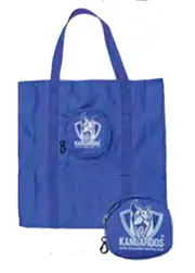 North Melbourne Kangaroos AFL Foldable Shopping Logo Team Tote Bag
