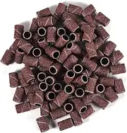 Nail Sanding Bands Set with 2 Nail Drill Bits Coarse Medium Fine Grit 300pcs for Manicure Nail Drill Machine