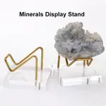 CRYSTALS AGATE DISPLAY STAND HOLDER ACRYLIC MINERAL ORE GEOD