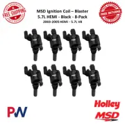 MSD Ignition Coil Blaster 8 Pack Red For 03-05 HEMI Dodge, Jeep, Chrysler 5.7L (for: Jeep)