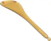SAFIGLE 1Pc Natural Cattle Horn Massage Tool for Spa Relaxation Meditation Traditional Chinese Guasha Scraping Board Random Color Nourishing Hydrating Facial Massage Tool