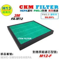 在飛比找蝦皮商城優惠-【CKM】適 3M FA-M12 M12-F HEPA 濾芯