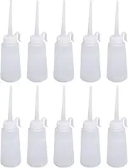 10Pcs 150ML Car Oil Bottle Oil Dispenser Bottle Lubricant Bottle with Leak Proof Cap for Sewing Machines Industrial Use