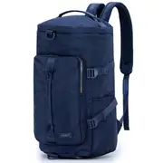 Tosca Harlow Barrel Backpack Tote - Navy Stitch