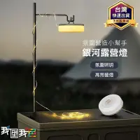 在飛比找Yahoo!奇摩拍賣優惠-星河露營燈．户外LED燈營地草皮帳篷營地氛圍天幕燈 充電式高