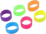 BESPORTBLE 6pcs Racket Anti-Slip Ring Tennis Balls Tennis Racket Outdoor Racket Grip Rings Professional Racket Band Pickleball Paddle Grip Bands Tennis Racquet Grip Ring