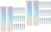 minkissy 2sets Elegant Lipstick Boxes Lip Gloss Box Packaging for Beauty Products Sturdy Paper Lipstick Container Case 30pcs*2
