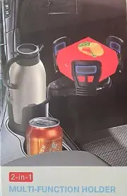 Dual Cup Holder Expander for Car with Expandable Base, 2 in 1 Multifunctional...