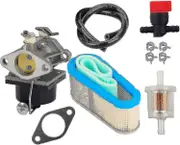 Carburetor Kit with Air Filter, Shut-off Valve, and Fuel Filter - Tecumseh OHV125, OHV130, OHV135