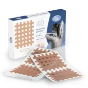 CrossLinq Acupressure Cross Patches: 1.7 in. width (Beige) *40 pack