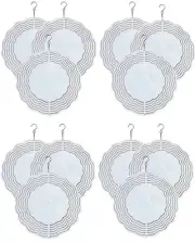 12 Pack 10 - inch Double Sided Round Sublimation Wind Spinner Blanks w/hooks