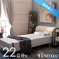 在飛比找蝦皮商城優惠-TENDAYS 柔織舒壓床墊(標準單人 22cm厚記憶床)-