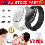 Ultrasonic Anti Mosquito Insect Pest Bugs Repellent Repeller Wrist Bracelet BaV$