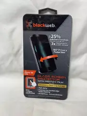 New BlackWeb Glass Screen Protector Privacy Film for iPhone SE/5/5S "Apple"