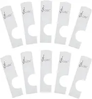 Tadill 10x Clarinet Clips Storage Box Professional Portable Transparent Covers for Alto And Tenor Saxophone for