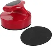 BESPORTBLE Hockey Hitter Table Hockey Pusher Pads Self Adhesive Lint Patches Pusher Pad Replacement Patches Self Adhesive Lint Sticker Lint Patches for Pusher Lint Pad Red