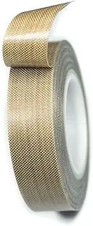 PTFE Coated Fabric Tape Teflon Adhesive Tape High Temperature Vacuum, Hand and Impulse Sealers Machine Sealing Tape 0.18mm Thick (13mm-10M)