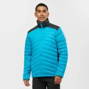 Salomon ESSENTIAL XWARM DOWN Men’s Full Zip Midlayer Jacket Barrier Reef Blue L