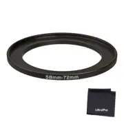 58-72mm Step-Up SLR Lens Metal Adapter Ring