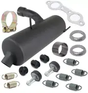Muffler Silencer KIT W SEALS/SPRINGS/CLAMP Fits Polaris RZR 800 EFI 2008-2010