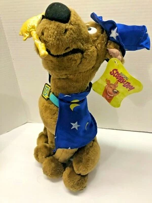 SCOOBY DOO 14" VINTAGE Dressed as a Wizard Plush Figure WITH TAGS!