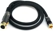 Monoprice 3ft Premier Series XLR Female to RCA Male Cable, 16AWG (Gold Plated)