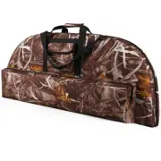 Compound Bow Case Soft Light-Weight Bow Bag with Arrow Pocket and Backpack Strap