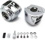 HTT Chrome Switch Housings Cover for 2009-2013 Harley Davidson Dyna/Sportsters/Softail/V-Rod/Touring