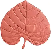 Leaf Shape Soft Dog Bed Mat Soft Crate Pad Machine Washable Mattress Kennel Cats and V8U8 Medium P Small for Large Dogs