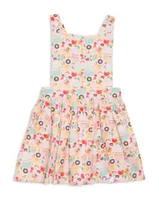 Worthy Threads Girls' Pinafore Dress in Birthday - Little Kid