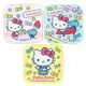 小禮堂 Hello Kitty 純棉割絨圓角小方巾組《3入.粉.拿樂器》16x16cm.毛巾.手帕