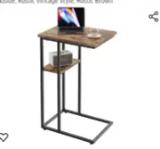 C Shaped End Table, Side